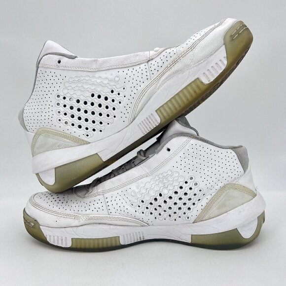 Nike Air Jordan 2010 Dwayne Wade Men Size 11 Shoes White Grey 415093-103 - Picture 9 of 12